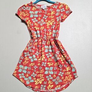 LulaRoe hawaiian print dress with pockets